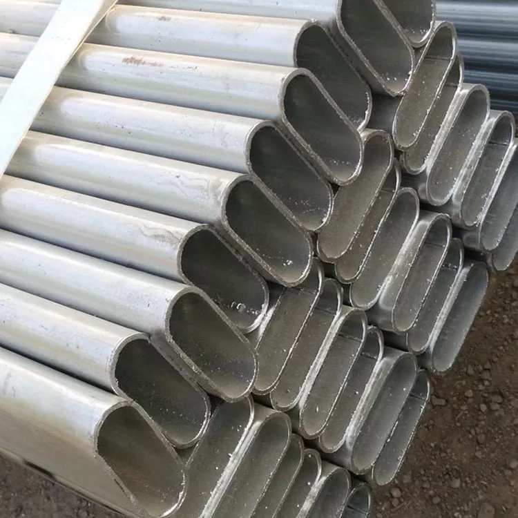 Thick galvanized elliptical pipes